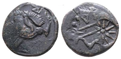 Cimmerian Bosporos, Pantikapaion, C. 304/3-250 Bc. Æ (22mm, 7.14g).