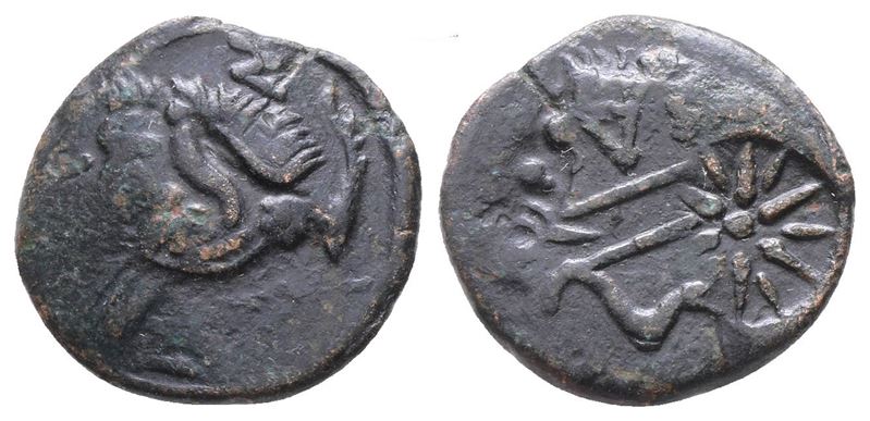 Cimmerian Bosporos, Pantikapaion, C. 304/3-250 Bc. Æ (22mm, 7.14g).