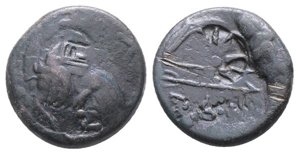 Cimmerian Bosporos, Pantikapaion, c. 304/3-250 BC. Æ (21mm, 7.02g).  - Auction Greek, Roman, Byzantine Coins - Bertolami Fine Art - Prague