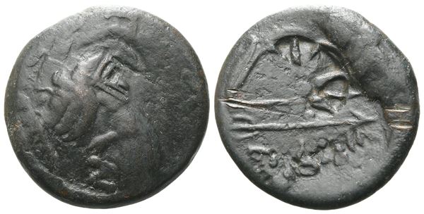 Cimmerian Bosporos, Pantikapaion, c. 304/3-250 BC. Æ (21mm, 7.02g).
