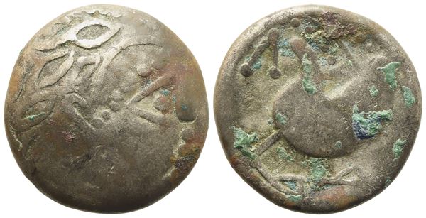 Celtic. Eastern Europe, Tetradrachm, c. II century BC; AR (8,5 g; 20,6 mm)