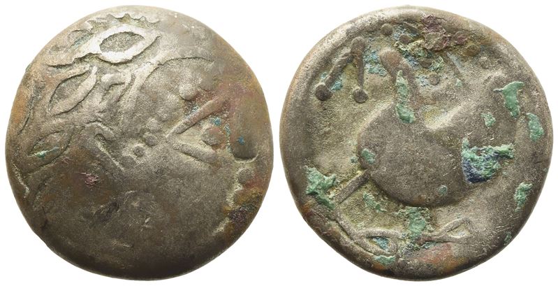 Celtic. Eastern Europe, Tetradrachm, c. II century BC; AR (8,5 g; 20,6 mm)
