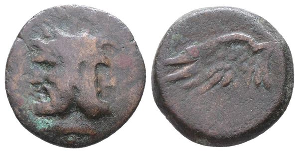 Sicily, Uncertain Roman mint, late 2nd century BC. Æ As (24mm, 9.01g).