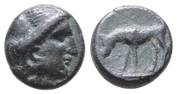 Sicily, Eryx(?), c. 390-380 BC. Æ (16mm, 5.38g).