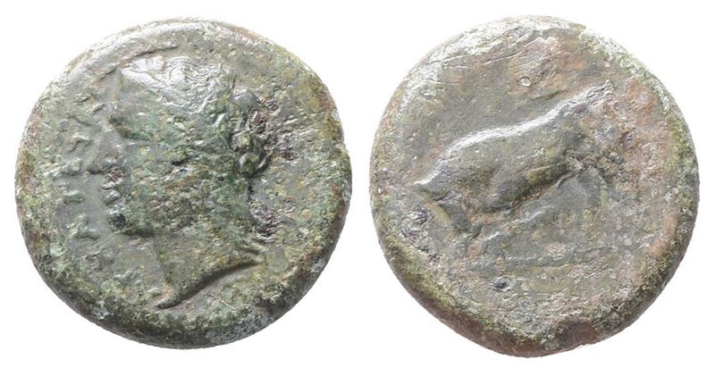Sicily, Tauromenion, C. 357-305 Bc. Æ (18mm, 6.72g).