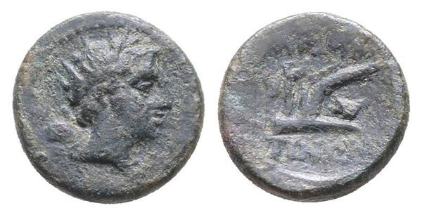 Sicily, Leontinoi, 2nd century BC. Æ (13mm, 2.31g).  - Auction Greek, Roman, Byzantine Coins - Bertolami Fine Art - Prague