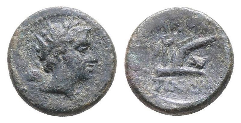 Sicily, Leontinoi, 2nd Century Bc. Æ (13mm, 2.31g).