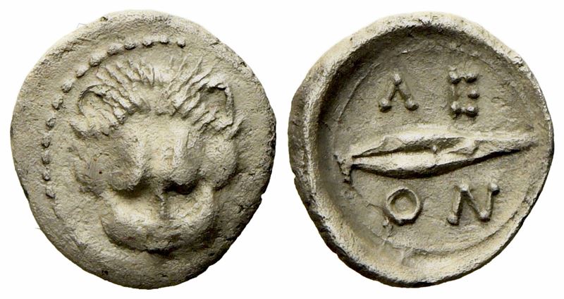Sicily, Leontinoi (460-450 Bc), Litra, Ar (g 0,61; MM 10,1)