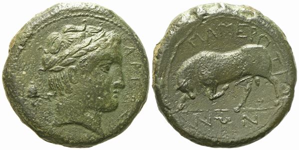 Sicily, Messana, Mamertinoi (288-278 c.ca BC), Quadruple Unit; Æ (18,20 g; 27,8 mm)