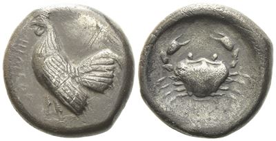 Sicily, Himera (C.483-472 Bc), Didrachm; Ar (8,31 G; 19,8 MM)