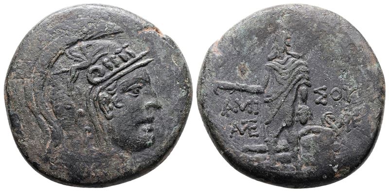 Pontos, Amisos. Temp. Mithradates Vi, C. 85-65 Bc. Æ (30mm, 17.63g).