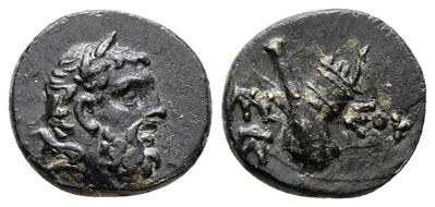 Pontos, Amisos, Time Of Mithradates Vi, C. 85-65 Bc. Æ (12mm, 1.49g).