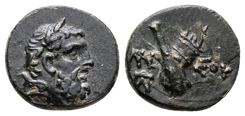 Pontos, Amisos, Time Of Mithradates Vi, C. 85-65 Bc. Æ (12mm, 1.49g).