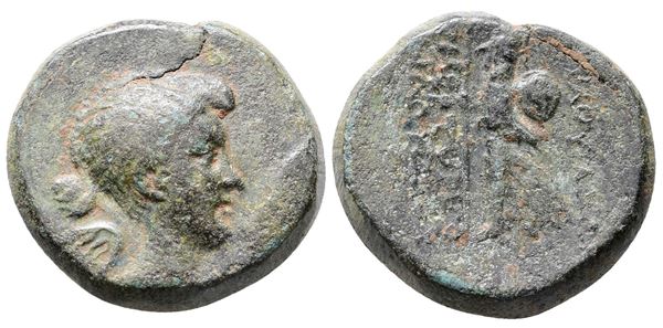 Phrygia. Eumeneia (as Fulvia). Fulvia, third wife of Marc Antony (c. 41-40 BC). Æ (22mm, 9.94g).  - Auction Greek, Roman and Byzantine Coins	 - Bertolami Fine Art - Prague
