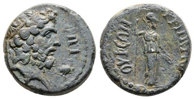 Phrygia. Grimenothyrae. Pseudo-autonomous, Time Of Trajan (98-117). Æ (18mm, 4.85g).