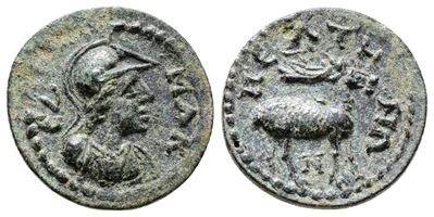 Phrygia, Peltae. Pseudo-autonomous, C. 2nd Century Ad. Æ (17mm, 2.16g).