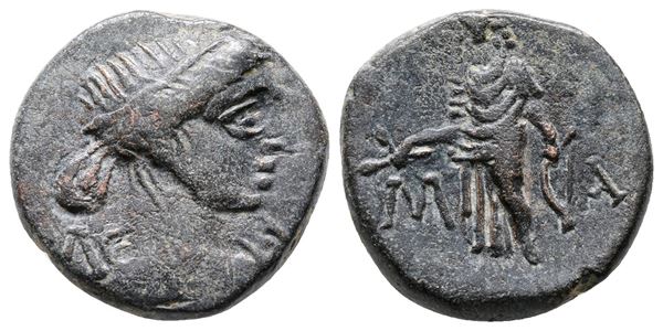 Lycian League, late 1st century BC. Æ (18mm, 4.81g).  - Auction Greek, Roman and Byzantine Coins	 - Bertolami Fine Art - Prague