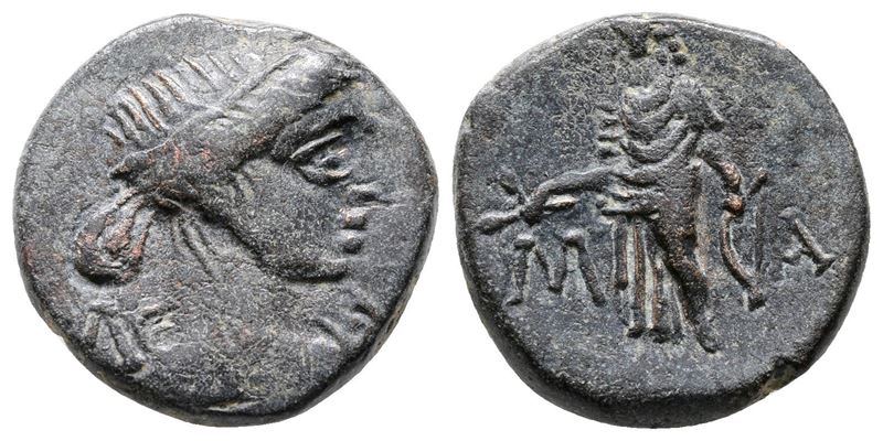 Lycian League, Late 1st Century Bc. Æ (18mm, 4.81g).