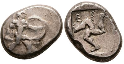 Pamphylia, Aspendos, C. 465-430 Bc. Ar Stater (20mm, 10.83g).
