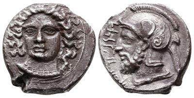 Cilicia, Tarsos. Tarkumuwa (datames, Satrap Of Cilicia And Cappadocia, 384-361/0 Bc). Ar Stater (...