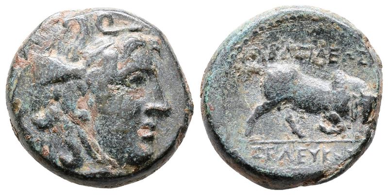 Seleukid Kings, Seleukos i (312-281 Bc). Æ (19mm, 6.95g).
