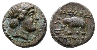 Seleukid Kings, Antiochos III ‘the Great’ (222-187 Bc). Æ (12mm, 1.98g).