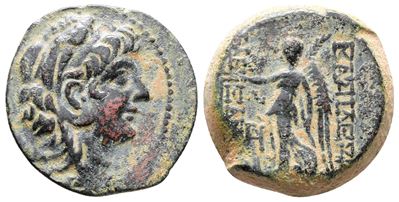 Seleukid Kings, Alexander II Zabinas (128-122 Bc). Æ (21mm, 7.58g).