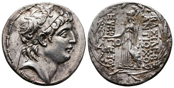 Kings of Cappadocia. Ariarathes VII (c. 112/0-100 BC). AR Tetradrachm (28mm, 16.60g)