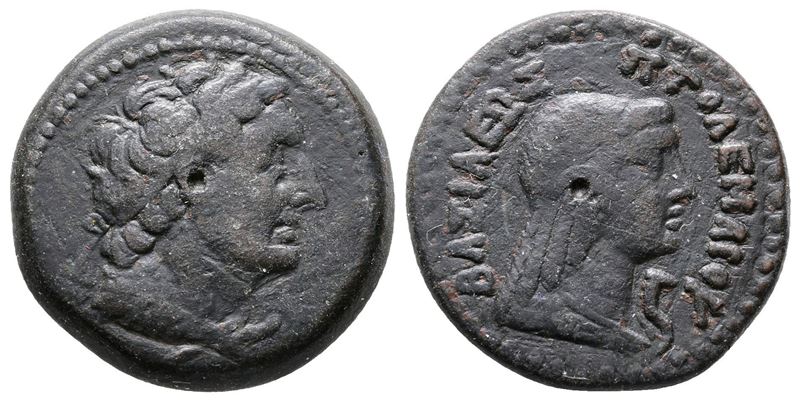 Ptolemaic Kings Of Egypt, Ptolemy III Euergetes (246-222 Bc). Æ Obol (22mm, 7.46g).