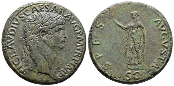 Claudius (41-54). Æ Sestertius (36mm, 26.17g).