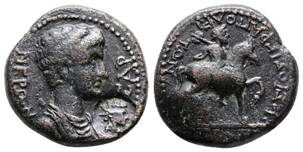 Nero (54-68). Phrygia, Hierapolis. Æ (19mm, 5.17g).