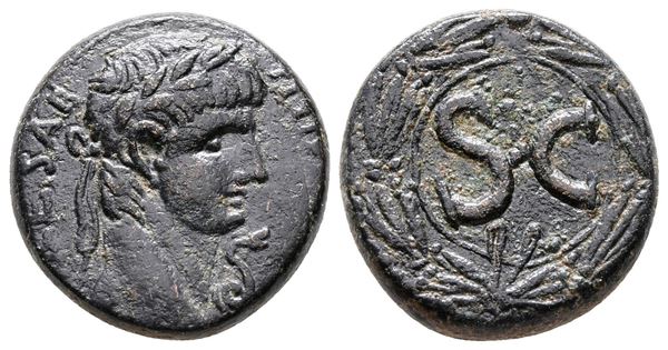 Nero (54-68). Seleucis and Pieria, Antioch. Æ (19mm, 6.80g)  - Auction Greek, Roman and Byzantine Coins	 - Bertolami Fine Art - Prague