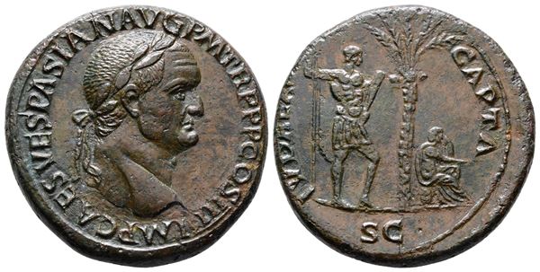 Vespasian (69-79). Æ Sestertius (33mm, 21.67g).