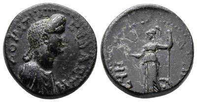 Domitia (augusta, 82-96). Phrygia, Synnada. Æ (19mm, 5.17g).