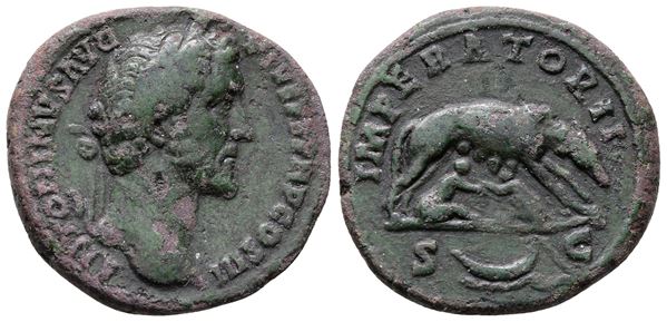 Antoninus Pius (138-161). Æ As (26mm, 11.12g).  - Auction Greek, Roman and Byzantine Coins	 - Bertolami Fine Art - Prague