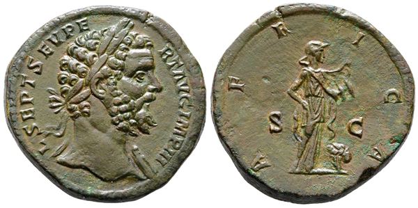 Septimius Severus (193-211). Æ Sestertius (31mm, 25.36g).  - Auction Greek, Roman and Byzantine Coins	 - Bertolami Fine Art - Prague