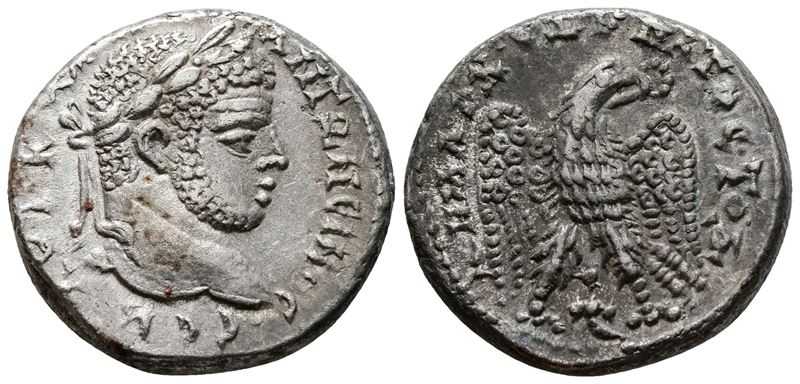 Caracalla (198-217). Seleucis And Pieria, Antioch. Ar Tetradrachm (26mm, 13.71g).
