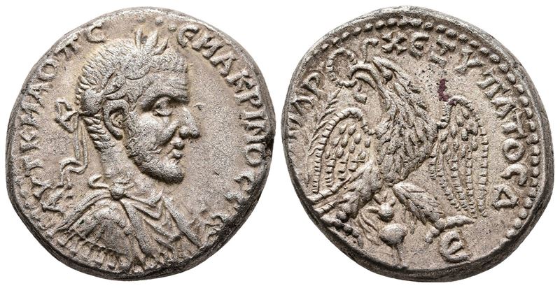 Macrinus (217-218). Cyrrhestica, Beroea. Ar Tetradrachm (24mm, 13.96g).