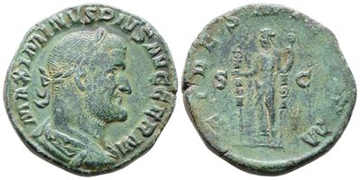 Maximinus i (235-238). Æ Sestertius (31mm, 22.01g).