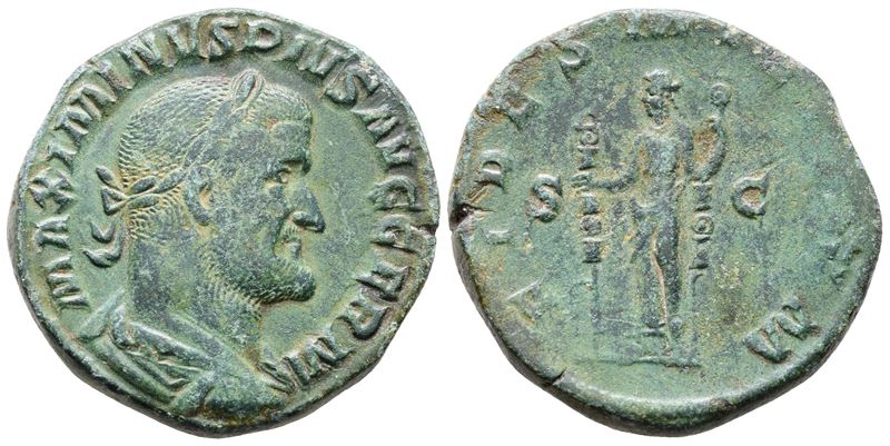 Maximinus i (235-238). Æ Sestertius (31mm, 22.01g).