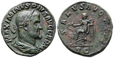 Maximinus i (235-238). Æ Sestertius (30mm, 18.59g).