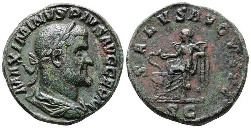 Maximinus i (235-238). Æ Sestertius (30mm, 18.59g).
