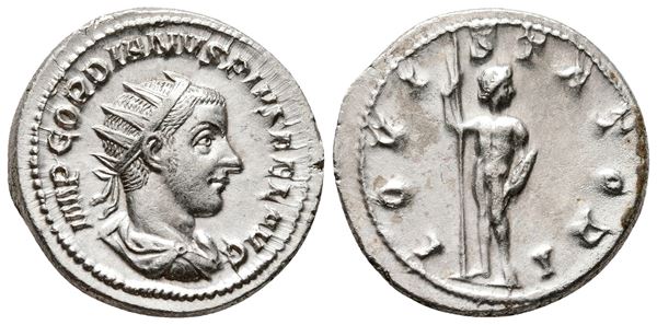 Gordian III (238-244). AR Antoninianus (23mm, 5.18g).  - Auction Greek, Roman and Byzantine Coins	 - Bertolami Fine Art - Prague