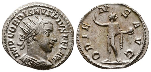 Gordian III (238-244). AR Antoninianus (23mm, 3.48g).  - Auction Greek, Roman and Byzantine Coins	 - Bertolami Fine Art - Prague