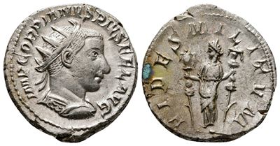 Gordian III (238-244). Ar Antoninianus (22mm, 5.22g).