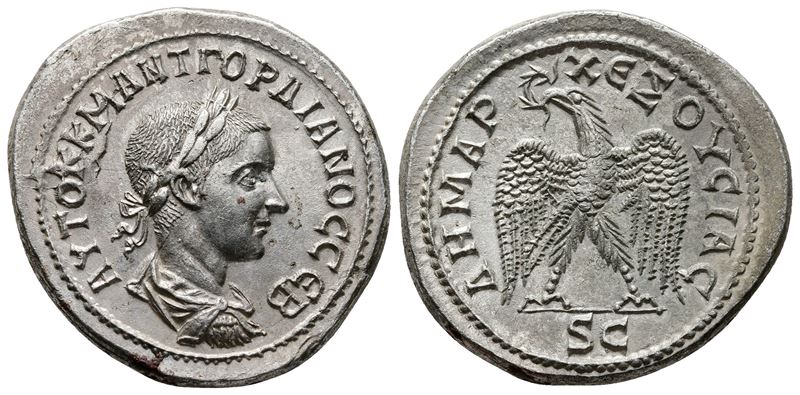 Gordian III (238-244). Seleucis And Pieria, Antioch. Ar Tetradrachm (27mm, 10.93g)