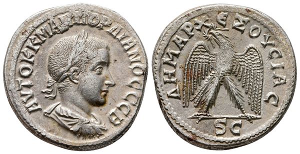 Gordian III (238-244). Seleucis and Pieria, Antioch. AR Tetradrachm (29mm, 13.76g)  - Auction Greek, Roman and Byzantine Coins	 - Bertolami Fine Art - Prague