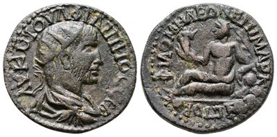 Philip i (244-249). Phrygia, Philomelium. Æ (24mm, 7.04g).