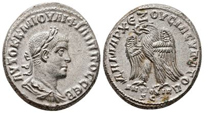 Philip II (247-249). Seleucis And Pieria, Antioch. Ar Tetradrachm (25mm, 11.60g).