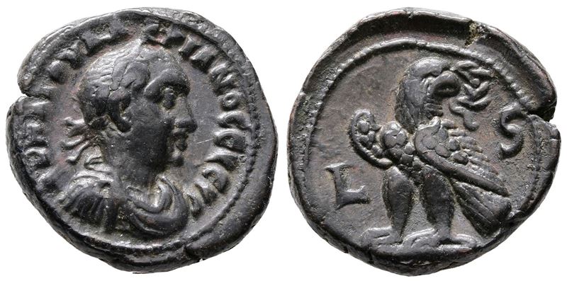 Valerian i (253-260). Egypt, Alexandria. Bi Tetradrachm (24mm, 11.62g)